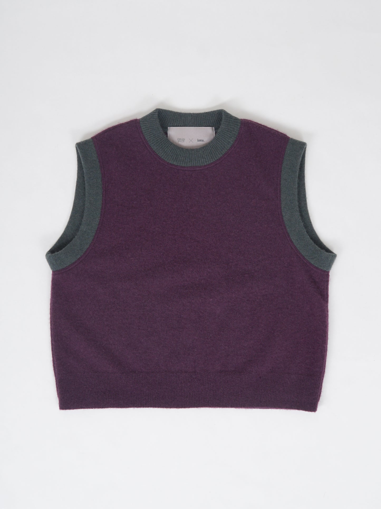 Cashmere Vest Dark Violet