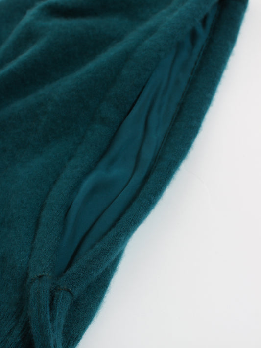 Deep Green Hood Cashmere & Silk