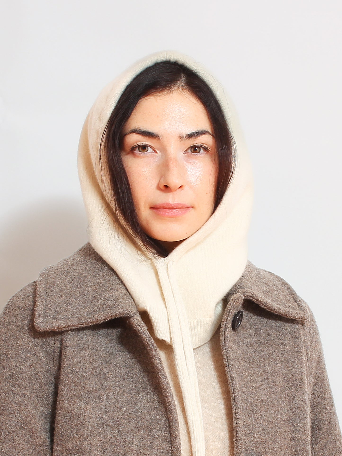 Ecru Hood Cashmere & Silk