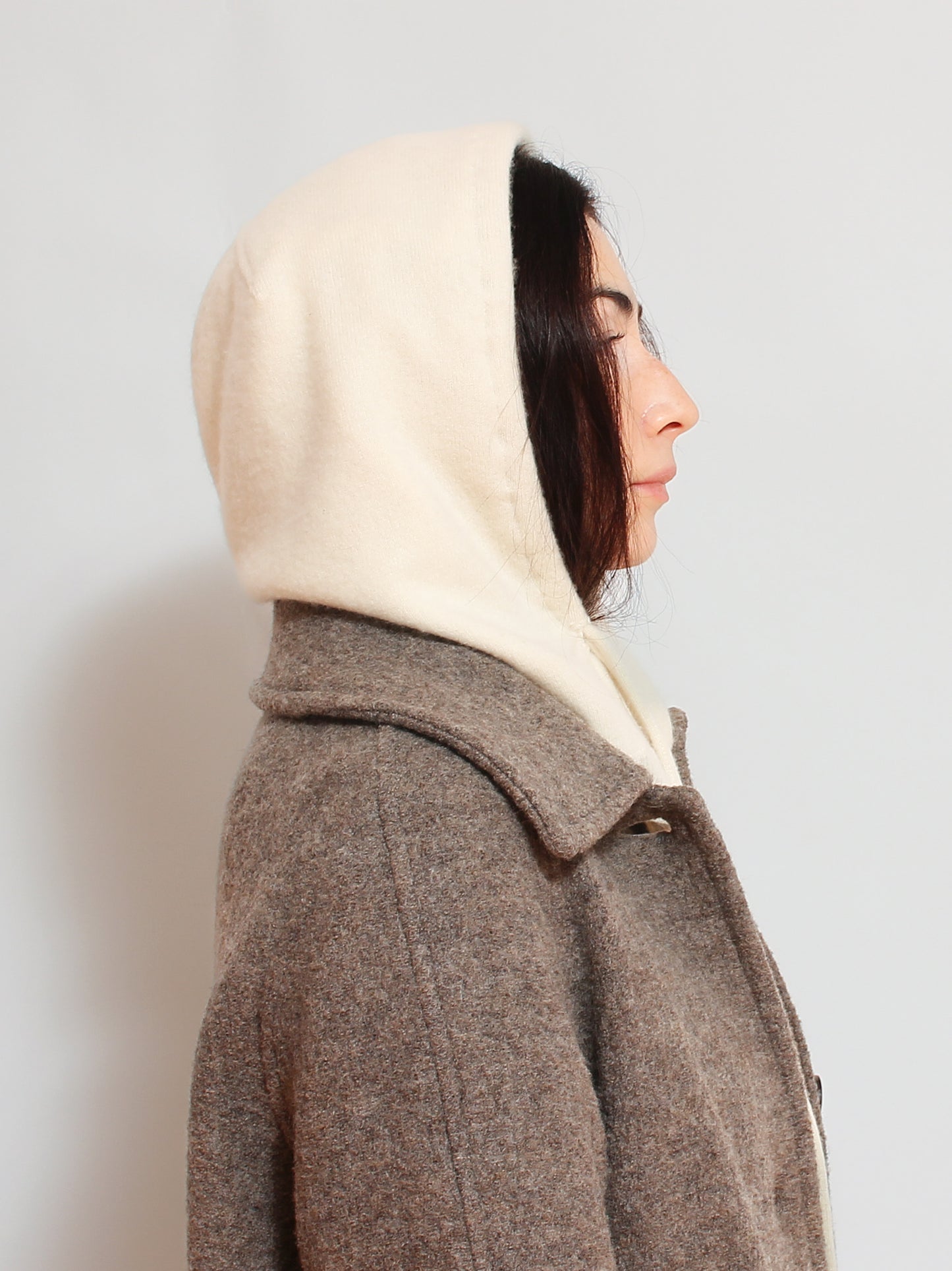 Ecru Hood Cashmere & Silk